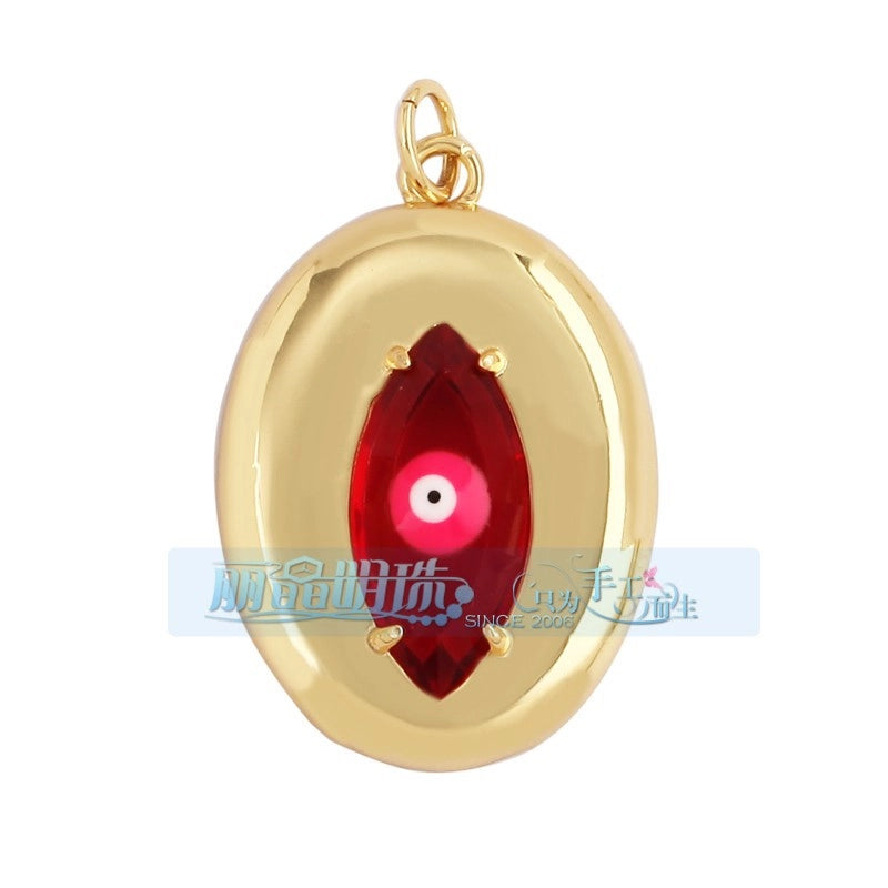 1 Piece Copper Devil’s Eye Pendant Jewelry Accessories