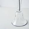 Set of 2 | 28" Tall Clear Reversible Clarinet Glass Trumpet Vases