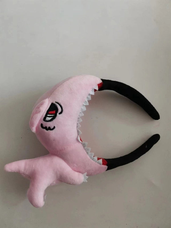 Korean Style Internet Celebrant Cartoon Animal Headband Small Dinosaur Yellow Fish Shark Scream Duck Headband Cute Funny Headband