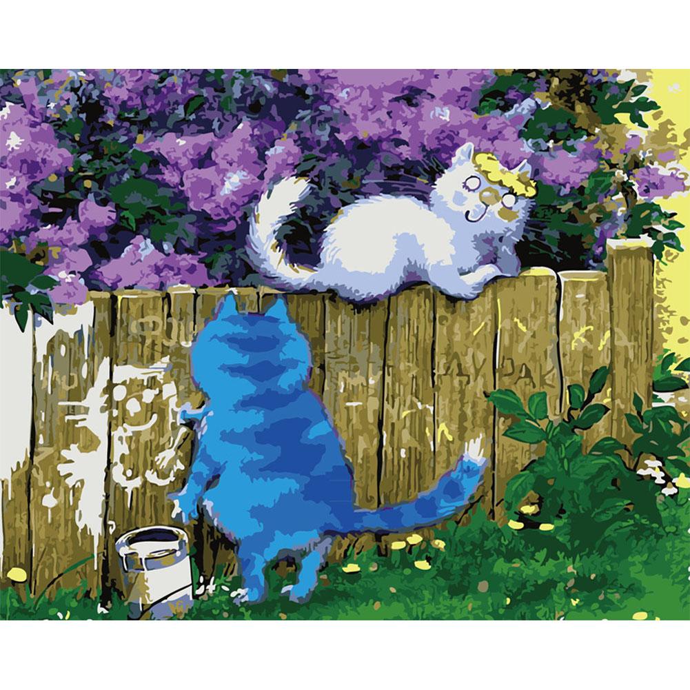 

40x50cm - Paint By Numbers Drawing Cat, 501 Original