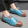 2021 New Men's Color Casual Leather Shoes -Dress Shoes