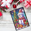 Diamond Painting Xmas Snowman Tree Diary Book 50 Pages for Adults Kids