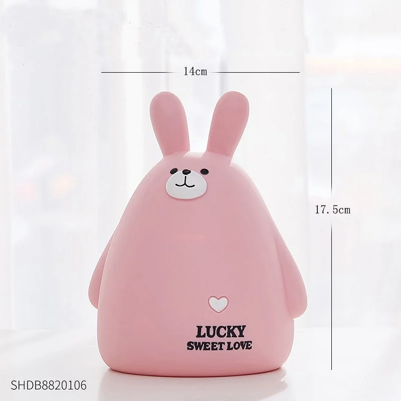 Cute Piggy Bank Large Money Box for Kids Money Safe Coin Box Money Saving Box Save Money Cash Box Coin Bank Lovely Piggy Gifts