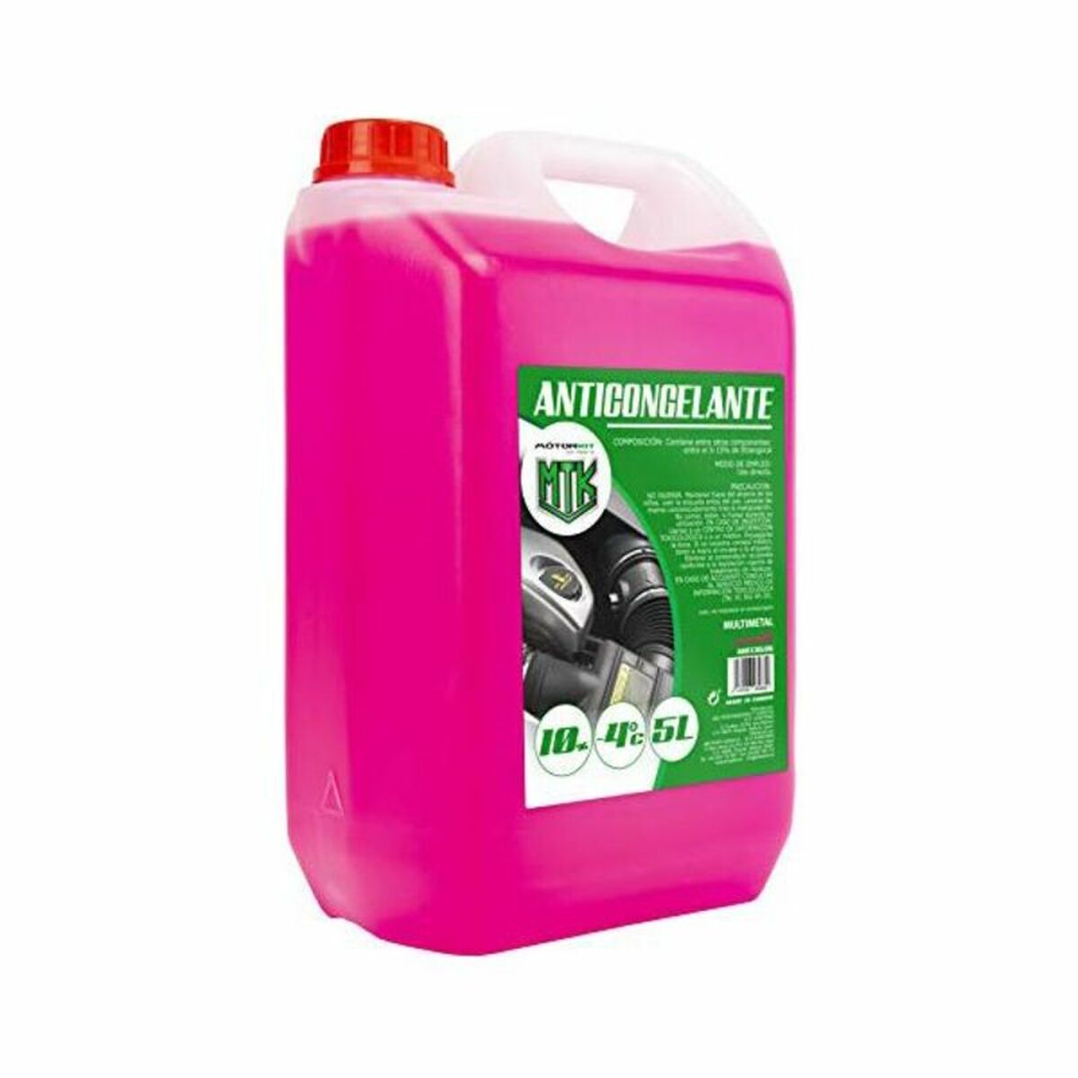 Antifreeze Motorkit MOT3535 -4&ordm; 10% Pink (5 L)