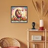 Diamond Painting-5D Full Round Drill Lovely Lion