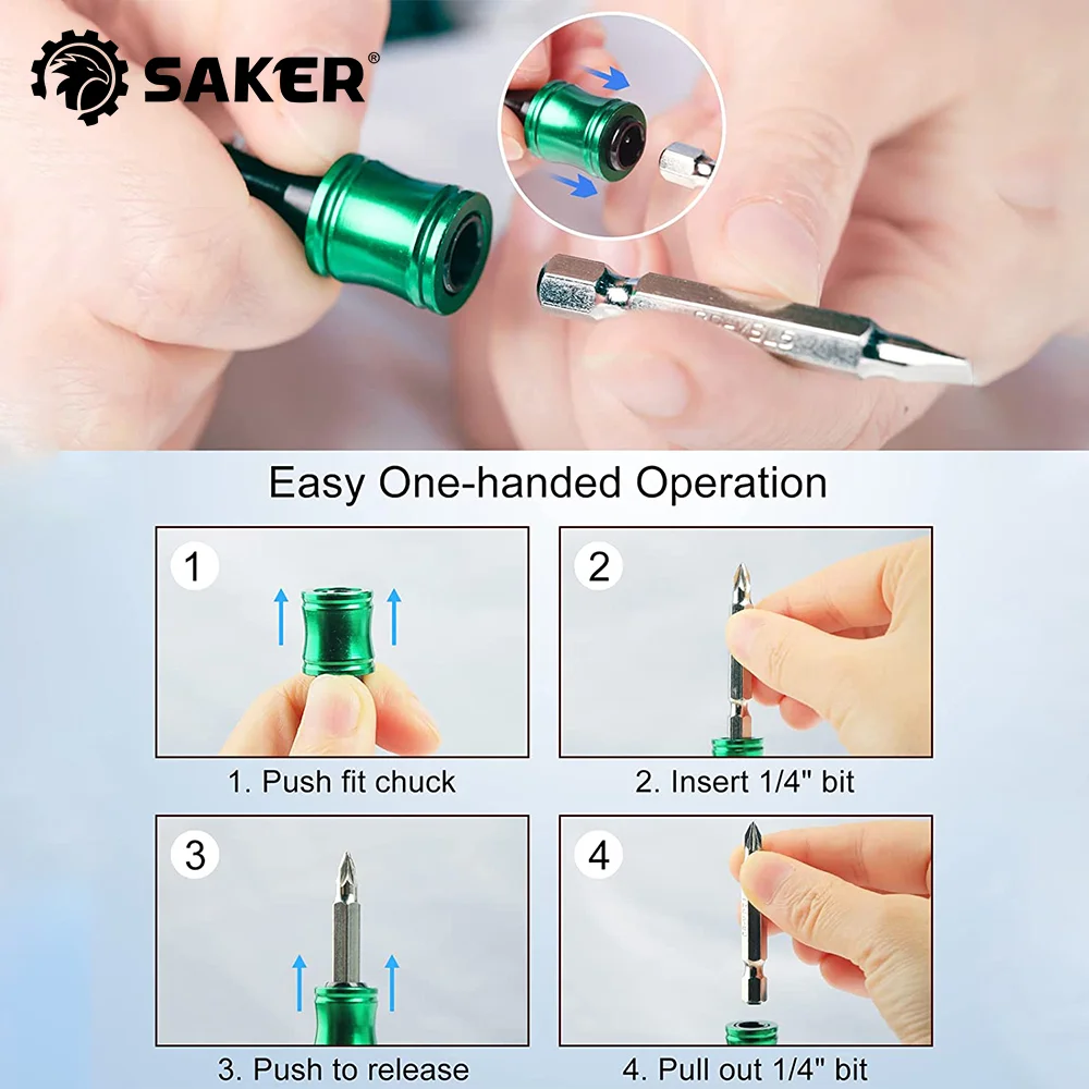 SAKER&reg; Bit Holder Keychain