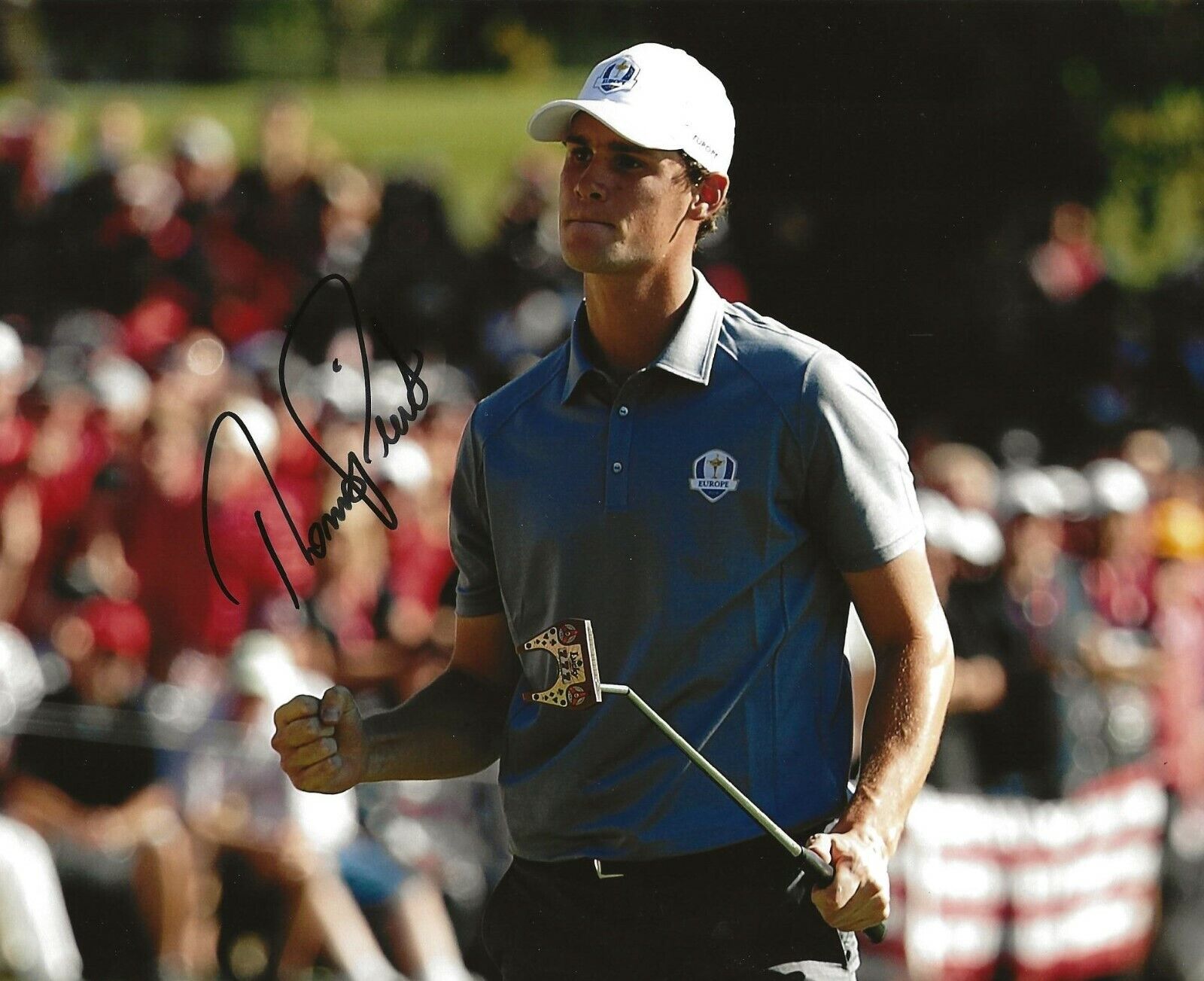 Thomas Pieters signed PGA Golf 8x10 Photo Poster painting autographed Ryder Cup 2