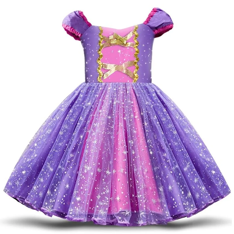 Fancy Kids Dresses For Girls Halloween Princess Costume Princess Dresses Children Clothing Baby Girl Dress