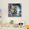 Fairy-18CT Stamped Cross Stitch 30*30cm/11.81*11.81in