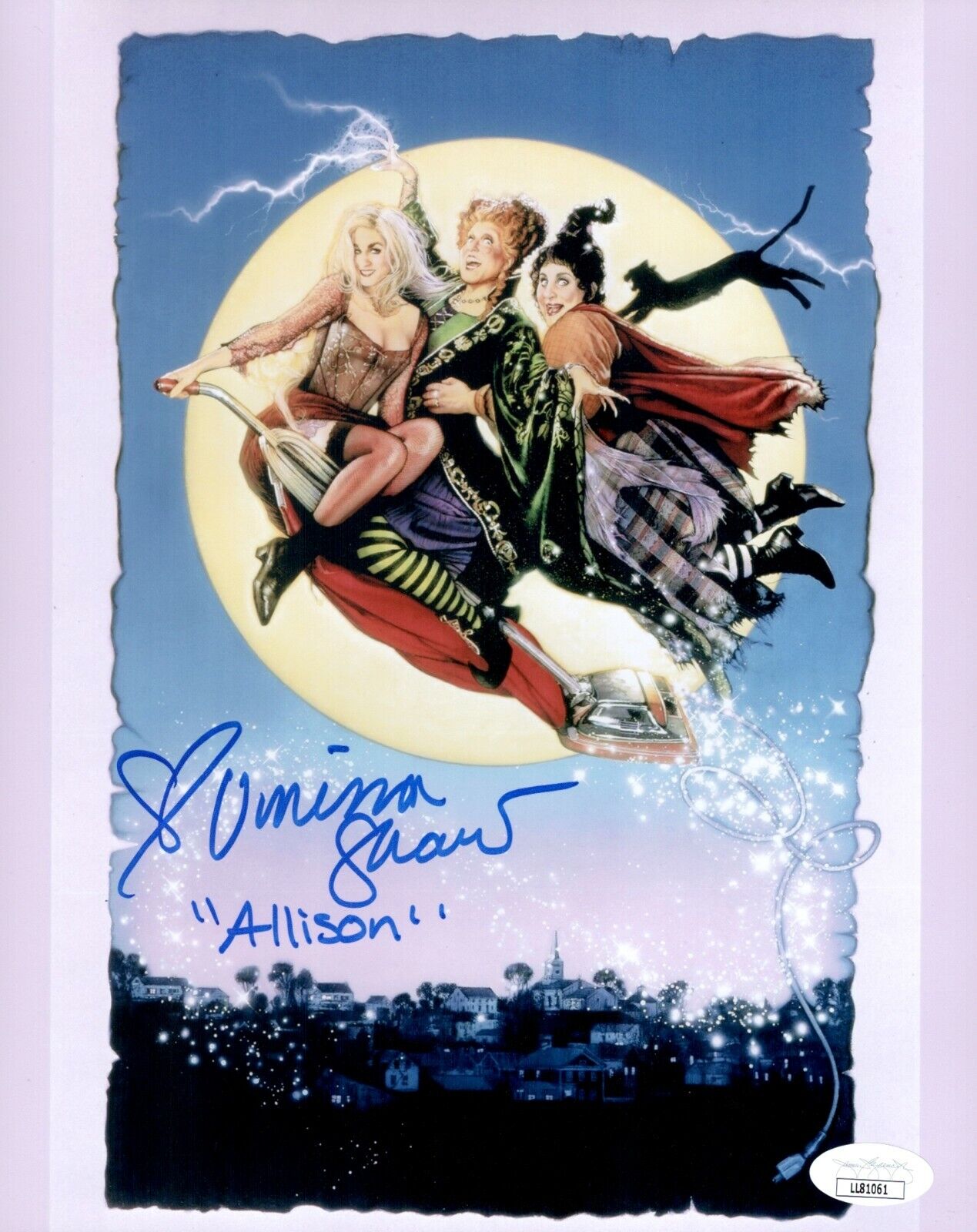 VINESSA SHAW Signed HOCUS POCUS Photo Poster painting 8x10 Autograph JSA COA Cert