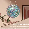 Diamond Painting Single-Sided Acrylic Born to Fish Pendant for Home Wall Door and Window Decoration
