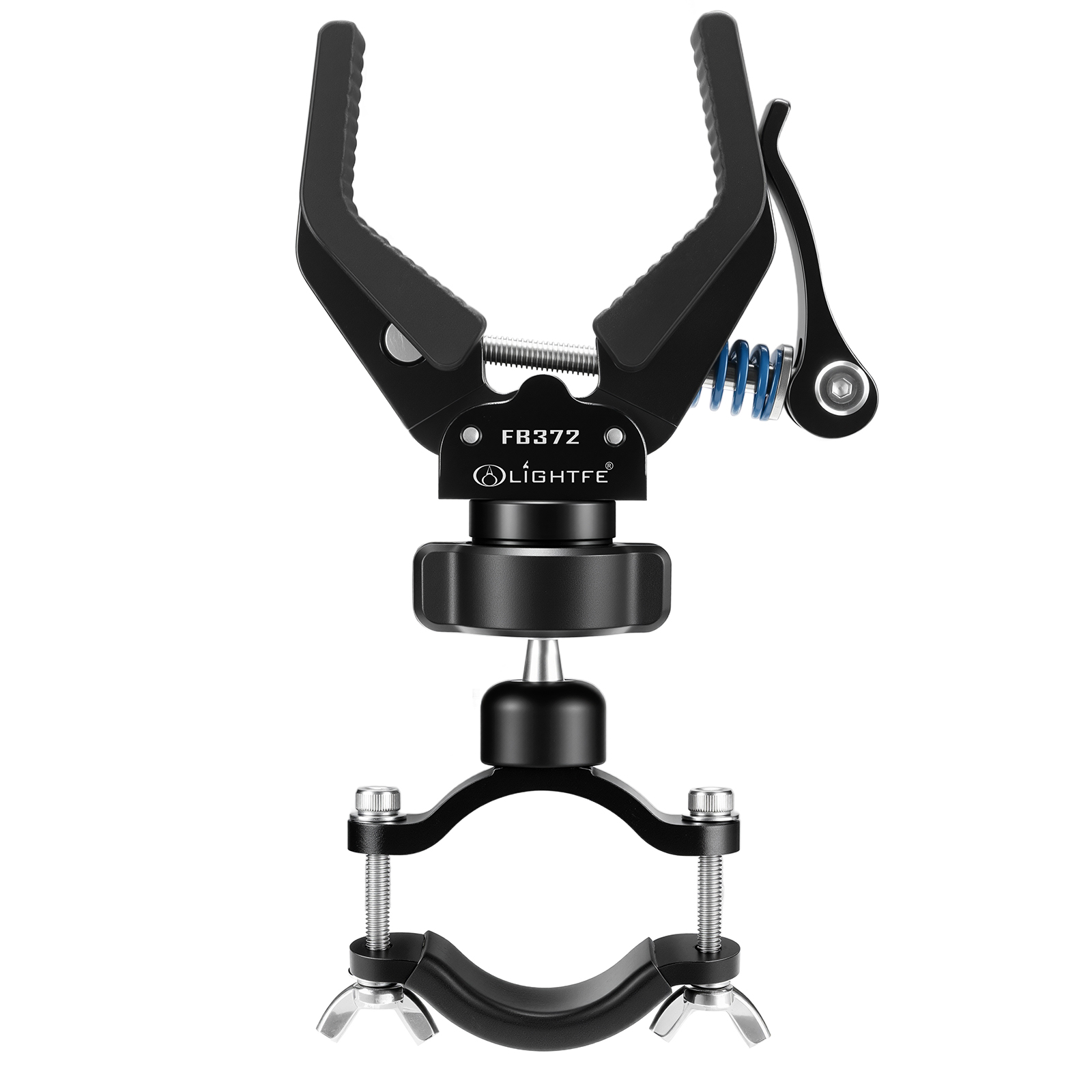 FB372 Multifunctional Aluminum Alloy Flashlight Clamp, Adjustable Bike Mount Holder for Flashlights &ndash; Compatible with Stands, Bicycles, and Outdoor Gear GING UV FLASHLIGHT GING