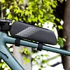 Bike Top Tube Bag Waterproof Bicycle Front Frame Bag for Road and Mountain Bikes