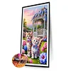 Diamond Painting - Full Round Drill - Two Cats(Canvas|40*70cm)