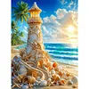 Diamond Painting -DIY Round Drill Coastal Lighthouse Seaview