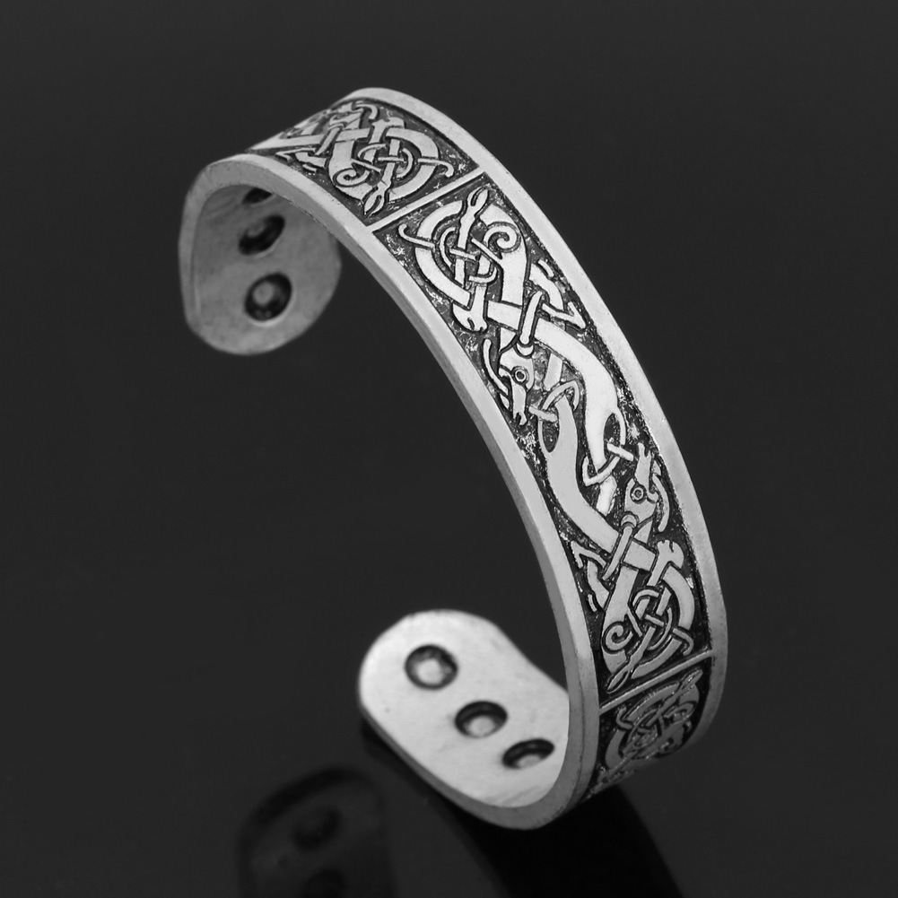 Viking Dragon Open Bangle