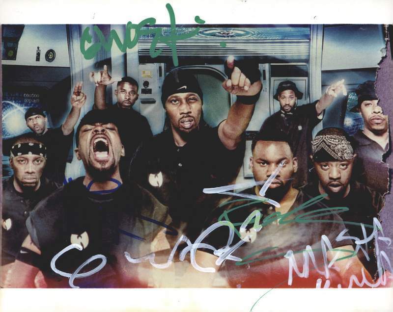 Wu-Tang Clan authentic signed rap 8x10 Photo Poster painting W/Certificate Autographed (A1265)