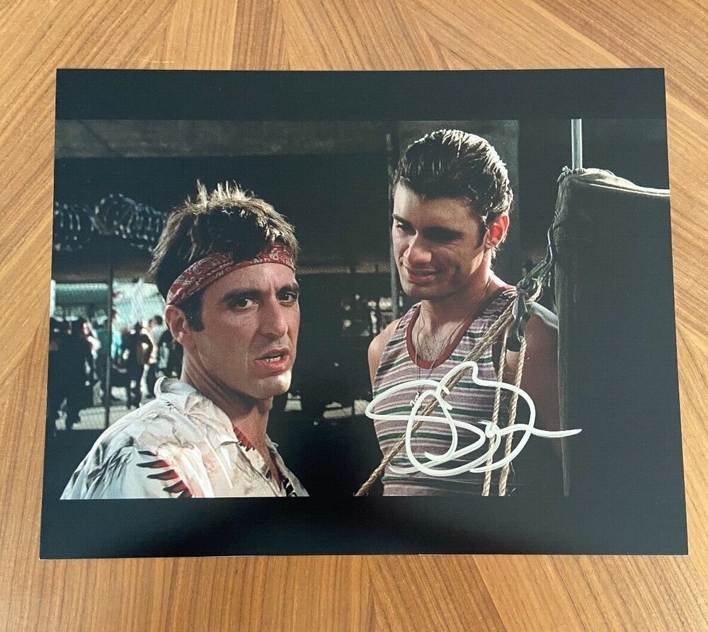 * STEVEN BAUER * signed 11x14 Photo Poster painting * SCARFACE * MANNY * * PROOF * 1