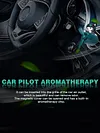 Cartoon Car Fragrance with 2 Fragrances Vent Perfume Gift for Friends (Black)