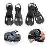 Snorkel Fins Swimming Flippers Adjustable Buckles for Snorkeling Diving Swimming