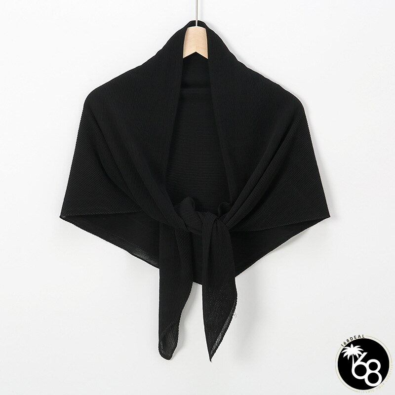 Women's Arabian Polyester Headwear Plain Pattern Casual Hijabs | 168DEAL