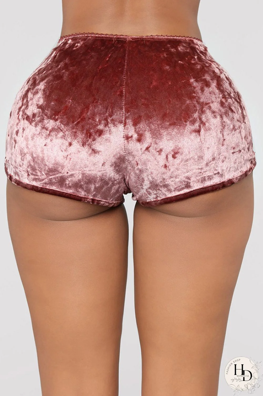 Pink Polyester Sexy Solid Two Piece Suits Straight Sleeveless