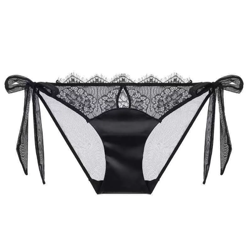 European Style Thong Sexy Lace Panties Fashion Transparent Comfort Briefs Low Waist Seamless Underpants Female Sexy Lingerie