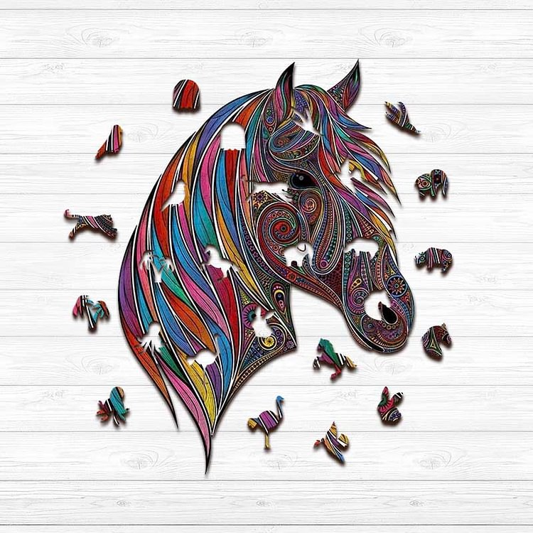 Horse Wooden Jigsaw Puzzle
