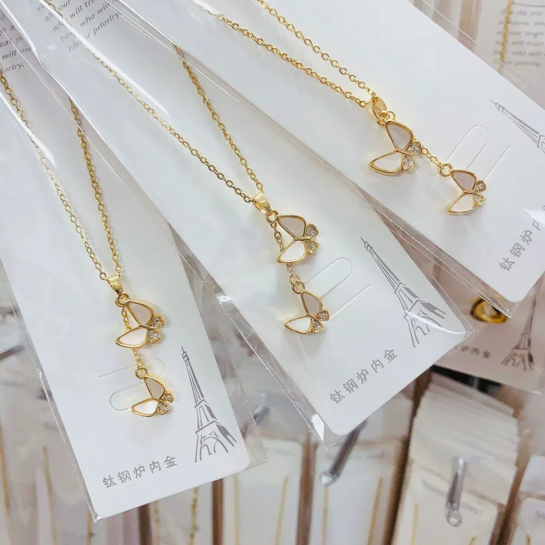 Butterfly Zirconia Necklace