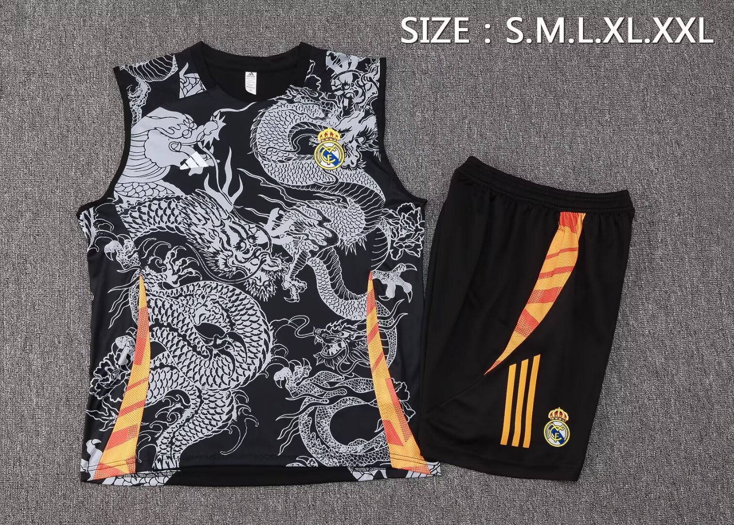 24/25 Real Madrid Training Vest Kit Football Thai Quality