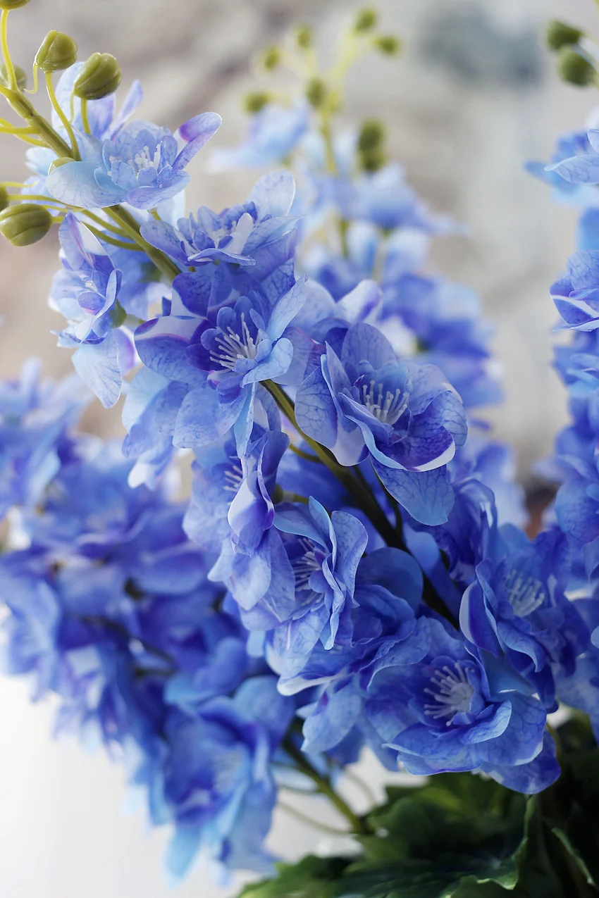 Artificial Blue Delphinium 31"