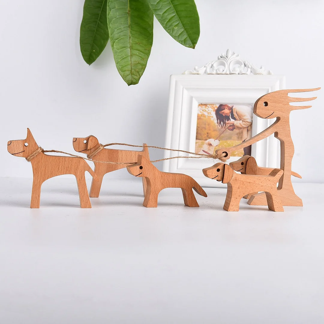 Personalise Dog Home Decor Figurines Handmade Ornaments Home Decoration Miniature Figurines For Bedroom Home Office Shelf Decor