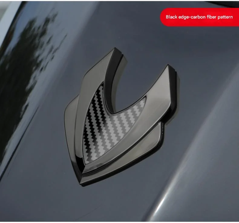 Automotive zinc alloy shield emblem(2PCS)
