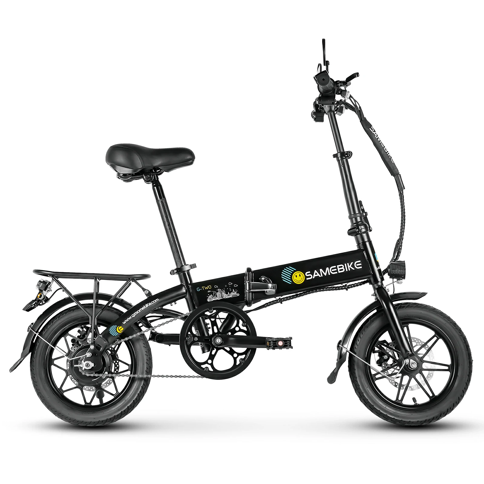 SAMEBIKE YINYU14 14" 36V 7.8Ah Battery  350W Motor Max Speed 30KM/H Portable Foldable Commuter Electric Bike