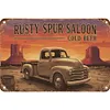 Rusty Spur Saloon - Vintage Metal Signs - 20*30cm/30*40cm