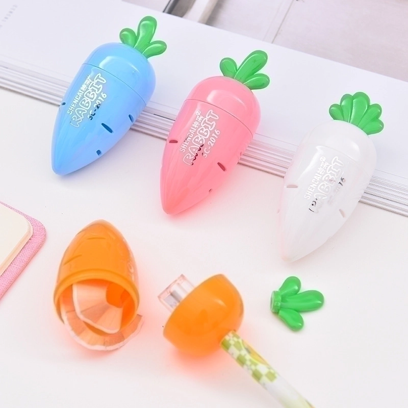 Creative Stationery Cartoon Simple Small Fresh Carrot Pencil Sharpener