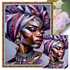 (Stamped/Counted) Purple Gemstone Woman-11CT Cross Stitch 40*55cm/15.75*21.65in