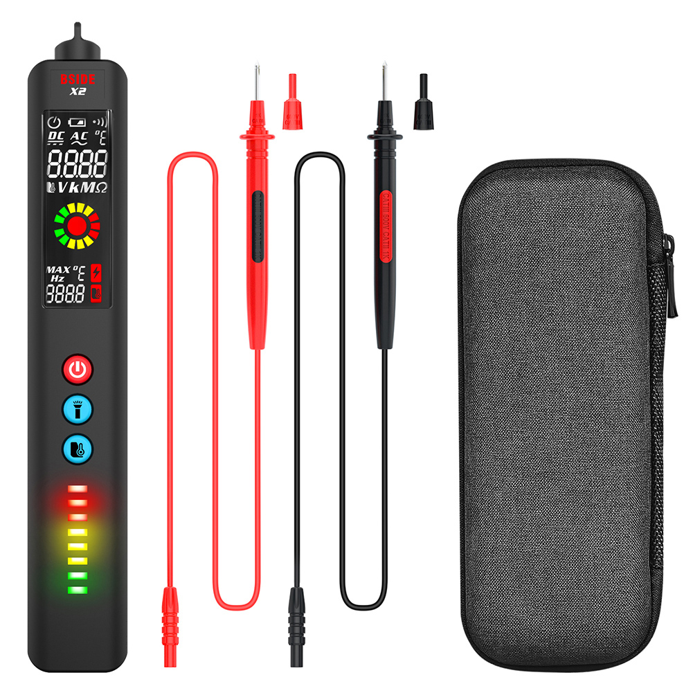 

BSIDE Voltage Tester 500V AC LCD Thermometer Temperature Measure for BBQ, 501 Original