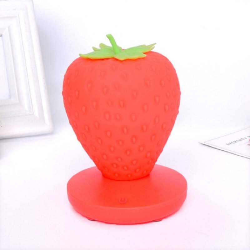 

LED Strawberry Silicone Touch Senor-Night Light, 501 Original