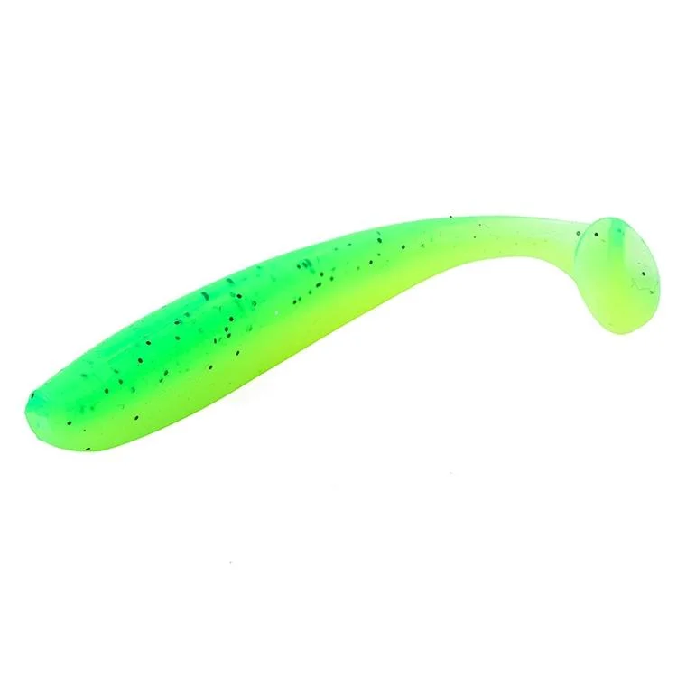 5 Set Simulated Fishing Lures Two-Color T-Tail Soft Lures Bionic Sea Fishing Lures, Colour: 3