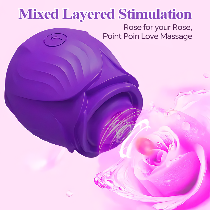 Rose Clitoral Sucker Rabbit Vibrator  2026 New Model, Beginner-Friendly