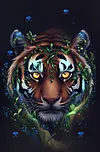 Luxury AB Velvet Diamond Painting Kit - Tiger