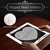 DIY Pearl Painting Love for Home Wall Decor(25x25cm)