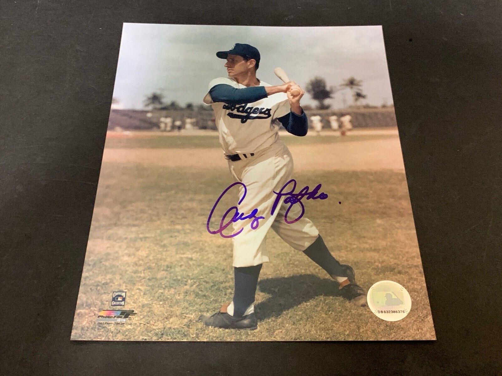 Andy Pafko Brooklyn Dodgers Autographed Signed 8x10 Photo Poster painting