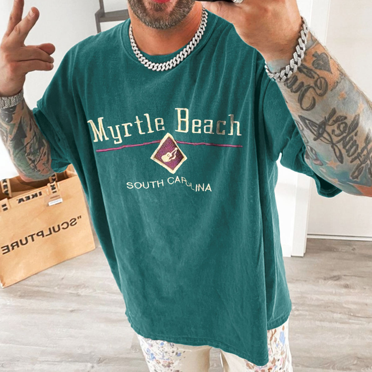 Unisex Vintage Myrtle-Beach T-Shirt Lixishop 