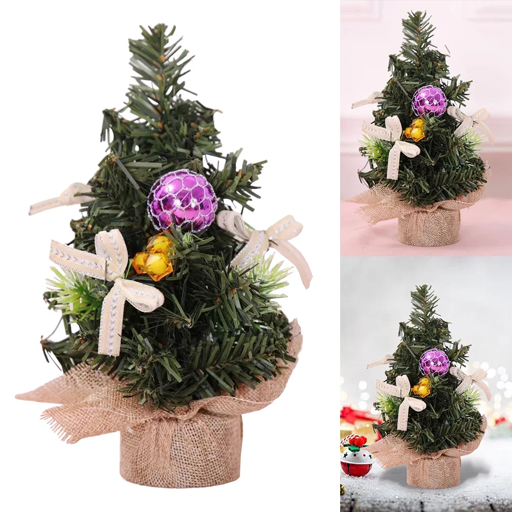 20cm Artificial Xmas Tree Great Gifts Tabletop Mini Tree Festival Party Supplies