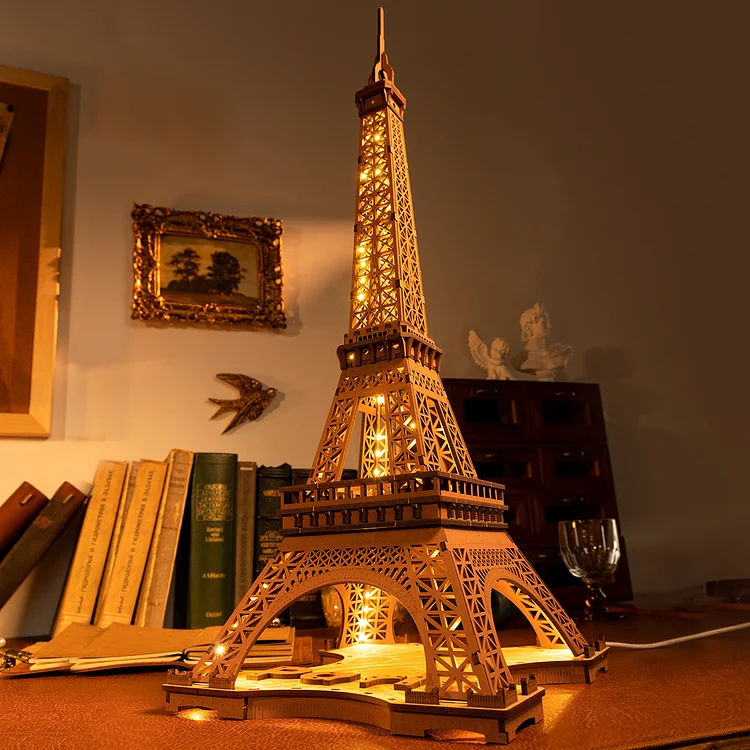 Rolife Nuit de la Tour Eiffel Puzzle 3D en bois TGL01