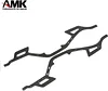 AMK 2Pcs DIY Upgrades Carbon Fiber Chassis Rails Cheater Rigs Frame Kit Adapt to 1/10 RC Crawler Racing Cars Body Axial SCX10 II Element Enduro for Experts