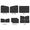 Magnetic Car Window Shades Full/Semi Shading Car Privacy Curtains Side Window Sun Shade for Breastfeeding Taking A Nap Camping