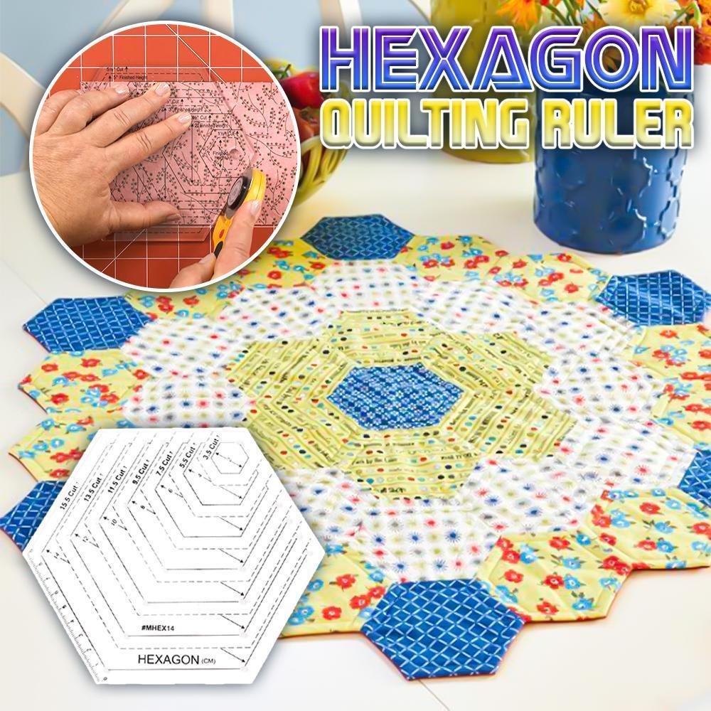 hexagon-quilting-ruler